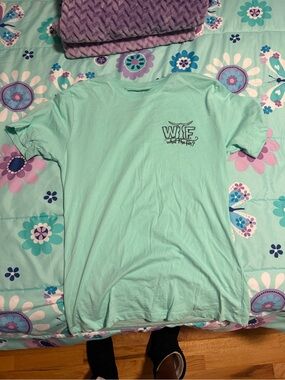 Aqua 'WTF What The Fin?' Graphic Tee